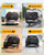 Bike Cover for Transport 2 Bikes on Rear Rack，420D Heavy Duty Waterproof Bike Rack Covers,Tear-Resistant Hitch Rack Bicycle Transport Covers for 2 Bikes with Reflective Strips & Straps
