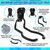 CraftyDream 6 Pack Hanger Wall Mount Hooks for Garage Rack