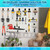 CraftyDream 6 Pack Hanger Wall Mount Hooks for Garage Rack