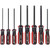 Forster Products 8-Piece Gunsmith Screwdriver Set, Hollow Ground Tips with Square Faces, Single Piece Construction, with a Durable Storage Pouch
