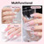 PEACECOLOR Acrylic Nail Kit with Drill and U V Light for Nail Extension