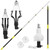 Orvella 26FT Reach Light Bulb Changer with Extension Pole, for High Ceilings with Cage Style and Suction Cup Bulb Changers, 5-20FT Aluminum Bulbs Telescopic Pole Changers for Recessed Lights