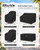 Patio Furniture Covers 4 Piece Set, 600D Waterproof Heavy Duty Outdoor Furniture Covers,Fit Wicker Patio Sofa, Swivel Rocker Chair and Coffee Table,Black