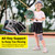 HUEGLO Kids Knee Brace Youth Knee Support for Knee Pain,Sports,X-Small,Gray