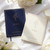 Engrowtic Wedding Vow Books His and Hers, Gold Foil, Blue, Beige