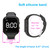 e-vibra Waterproof Vibrating Alarm Watch Rechargeable 15 Alarm Reminder Wristband Potty Training Watch with Lock Screen (Blue)
