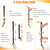 Long Handle Foot Pumice Stone for Feet Shower Callus Dead Skin Remover