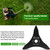 AR-PRO 12" x 3 Teeth Steel Brush Blades for Cutter, Trimmer, Weed Eater - Made from Carbon Steel, Cuts Like Butter