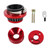 Upgrade 15mm Replace Carburetor kit Air Filter Manifold Inatake Pipe Compitable with 33cc 43cc 47cc 49cc 50cc 2 Stroke Carburetor Pocket Bike Atv Stand-up Scooters Dirt Bikes (red)