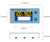 Golf Cart Battery Meter - 10-100V Digital Battery Capacity Voltmeter Tester with 12V Alarm