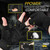 HOAOPINY Workout Gloves Padded Weight Lifting Gloves for Men/Women, [3MM Gel] Fingerless Grip Gym Fitness Gloves Exercise Black-XXL