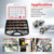Twidec/1511PCS Nuts and Bolts Assortment Kit,Machine Screws,304 Stainless Steel Phillips Pan Head and Flat Head Screws #4-40#6-32#8-32#10-24#1/4-20 with Nuts, Bolts,Washers in the Storage Case