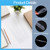 24 Pcs 3 Hole Punched Magazine Holders, Binder Insert Strips for Storage