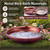 Bird Bath Bowl Outside, Large Bird Bath Bowl Replacement, Standing