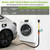 Portvoi 30 Amp Dryer NEMA 10-30P to 14-50R EV Adapter Cord with Ground Wire