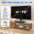 Rfiver Universal TV Stand for 32-75 inch TVs, Support 50°Swivel and 5°Tilt
