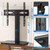 Rfiver Universal TV Stand for 32-75 inch TVs, Support 50°Swivel and 5°Tilt
