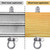 SELEWARE 4 Pcs Heavy Duty Bearing Swing Hangers Stainless Steel Swing Hooks