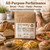 POLSELLI PuroGrano, Spelt Farro Flour, 100% Stone Ground, Whole Grain, 5 kg