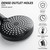 SUBEIXI RV Shower Faucet, Matte Black 4" RV Outdoor Shower Faucet with Hose and 5 Modes Shower Head for RV, Travel Trailer, Camper, Motorhome