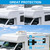 MQLD RV Air Conditioner Cover Camper Trailer AC Unit Cover for Roof top a/c
