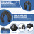 Lanties 19 Pcs Hydraulic Cylinder Spanner Wrench and Hydraulic Seal Installation Tools Set with Gland Nut Removal Tools for Farm Construction Equipment Easy Seal Installation Repair