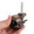 Skelang 2" Ball Caster, Grip Neck Stem Caster with Brake and Sockets, Vintage Antique Swivel Caster Wheel for Furniture, Ottoman, Cabinet, Coffee Table, Pack of 4 (Stem Mounting 5/16" × 1-1/2")