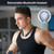 LHKLUK Neckband Bluetooth Headphones, Wireless Retractable Headset with Mic, IPX5 Sweatproof Earphones, Noise Cancelling Earbuds | 22H Playtime for Sports/Running/Driving (Black)