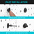 Pegboard Peg Hooks with Inserts Screws for Hanging Mounting (Small Size)
