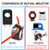 AC 80-260V 100A Hardwired Power Meter, LCD, Split-Core, Energy Monitor
