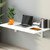 koretech Laundry Folding Table, 40'' x 20'' Wooden Wall Mount Desk, Laundry Table for Folding Clothes, White, 40'' Length