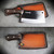 Kitory Leather Knife Sheath for Cleaver, Premium Genuine Leather Blade Cover with Snap Closure and Belt Loop, Universal Fit 7-8 Inch Chef Cleaver and Meat Chopper, Gift for Men Women