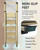 WOA WOA 5 Step Ladders for Home, 300lbs Load, 46'' Top Step, Gold