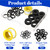 15 Pcs Propane Tank Gasket + 15 Pcs Rubber O Rings for All Soft Nose POL Fittings, Propane Tank Seal Gas Tank' Sealer for Propane' Gas Adapters Regulators Valves Connectors