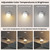 Rechargeable Light Bulbs with Remote and Timer, E12 Magnetic Base, 2 Pack