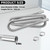 1 inch Stainless Steel Exhaust Hose, 98.4" Flexible Exhaust Pipe,Diesel Heater Flexible Exhaust Tubing with 2 Hose Clamps Generator Exhaust Hose Parking Air Heater Fuel Tank Diesel Gas