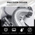 1 inch Stainless Steel Exhaust Hose, 98.4" Flexible Exhaust Pipe,Diesel Heater Flexible Exhaust Tubing with 2 Hose Clamps Generator Exhaust Hose Parking Air Heater Fuel Tank Diesel Gas