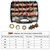 JVSRM 918pc Grade 8.8 Metric Bolt Kit, M6 M8 M10 M12, Nuts, Washers & Case