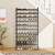 STORAGE MANIAC 10-Tier Expandable Shoe Rack, 44 Pairs Tall Shoe Rack, Black