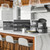 Sorbus China Storage Containers, with Lid (Dessert Plate Storage, Gray)