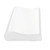 Cozysilk 100% Mulberry Silk Pillowcase for Memory Foam, Cervical, Contour Pillow (20 x 12.5 inch, White)