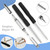 Gold Eyeglass Repair Tool Kit Eye Glass Repair Kit Eye Glasses Repairing Screwdriver Set with Eyeglass Screws, Nose Pads, Small Screwdriver, Tweezers for Glasses Sunglasses Watch Clock Repair