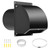 Neoaider 10 Inch Hooded Wall Vent Cover with Screen and Damper, Black