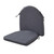 18x18 Inch Chair Cushions for Dining with Tie Washable Cover,Set of 2 Grey