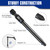 WORKPRO 10PCS Phillips & Slotted Driver Bits, S2 Steel Magnetic Tips