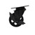 FactorDuty 3" Metal Swivel Plate Caster Wheels, Combo 2 Brake & 2 No Brake