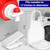 1 Pack Laundry Detergent Cup Holder,Nozzle Upgraded Labor Saving Switch,Reusable Laundry Detergent Cup Holder with Press Switch,Drip Catcher,for Laundrys Room Organization and Storage