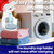 1 Pack Laundry Detergent Cup Holder,Nozzle Upgraded Labor Saving Switch,Reusable Laundry Detergent Cup Holder with Press Switch,Drip Catcher,for Laundrys Room Organization and Storage