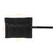 YAFIYGI Smart Strap Storage Case, Portable Pouch Holder, Canvas Travel Bag, Watch Band Accessories Multiple Accessories Capacity, Black Color
