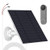 Solar Panel for Security Camera Outdoor, 10W Video Doorbell Solar Panel Charger for Nest for Doorbell 2K 2 3, IP66 Water Proof, 360° Adjustable Bracket (CSP4W-O-W)